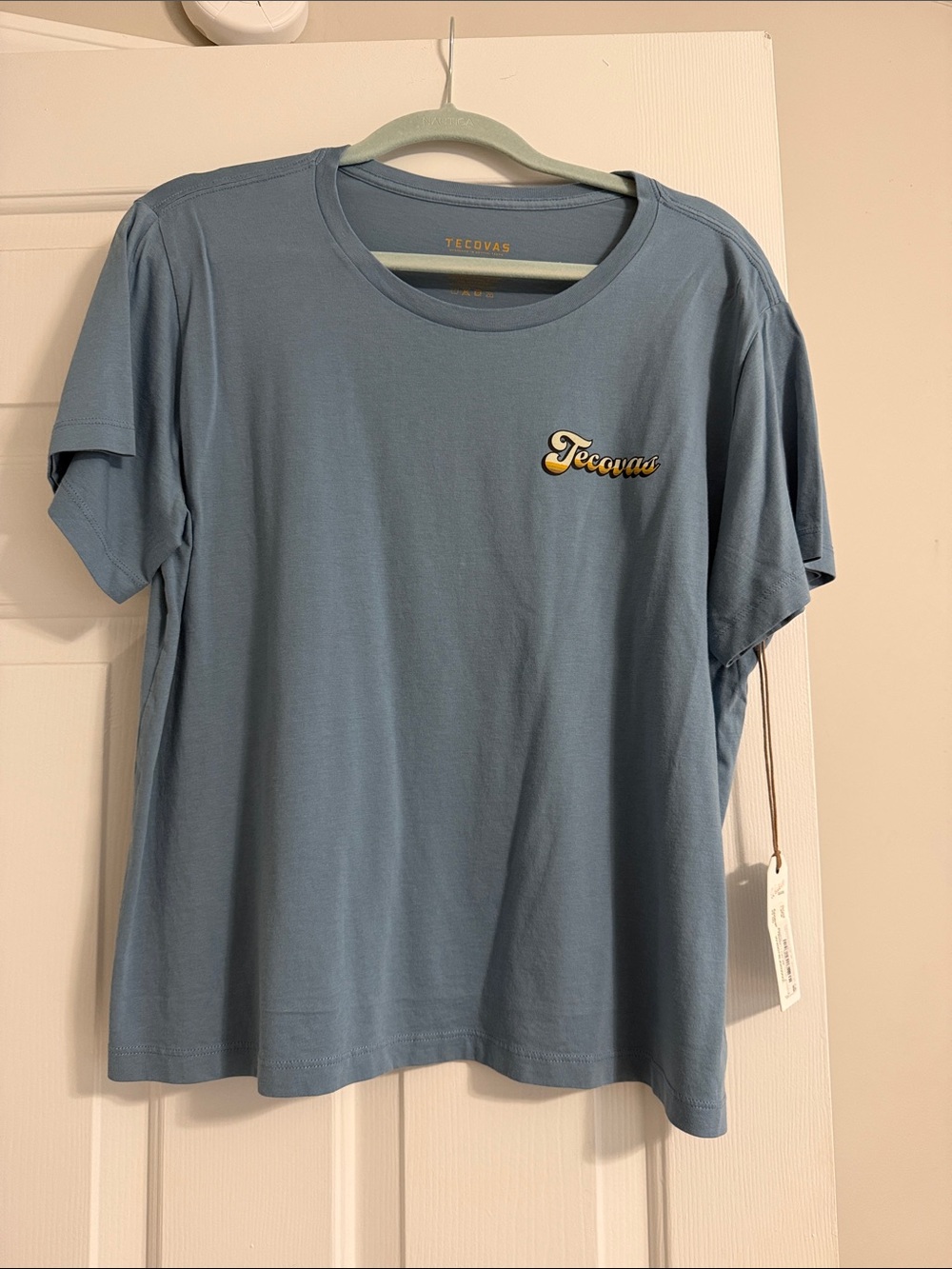 Tecovas Dusty Blue Logo Short Sleeve Tee